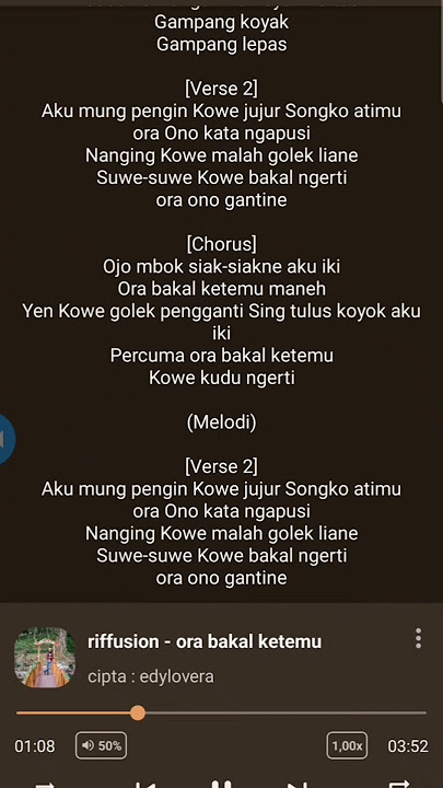 #orabakalketemu#riffusion #edylovera#liriklagu #perekamlayar #fypyoutube #shortsyoutube
