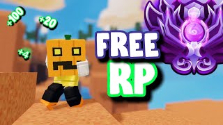 THIS GLITCH LITERALLY GIVES YOU FREE RP😱... (Roblox Bedwars)