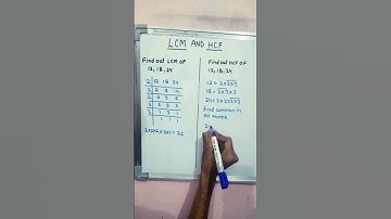 METHOD TO FIND LCM AND HCF  | LCM AND HCF #shots #mathtrick