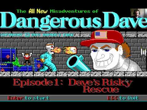 Прохождение Dangerous Dave's Risky Rescue. Часть 1