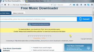 Http://www.free-music-downloader.com/ with so many video sharing sites
on the internet, you can easily find and enjoy music videos for free.
sometimes, y...