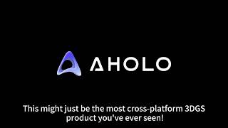 The Future of 3DGS! One-Stop Spatial Platform from Scanning to Sharing:AHOLO