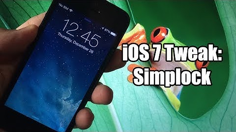 iOS 7 Jailbreak Tweaks: Simplock - FREE
