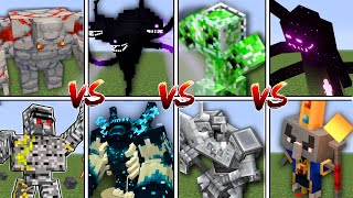 MINECRAFT OP BOSSES TOURNAMENT in Minecraft Mob Battle