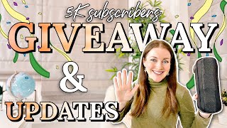 CELEBRATING 5,000 SUBSCRIBER MILESTONE w/ a GIVEAWAY! + AUTUMN 2022 TRAVEL, LIFE, &amp; CHANNEL UPDATES