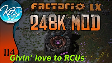 Factorio 248k Mod 114 - RCU REBUILD! - Tips & Tricks