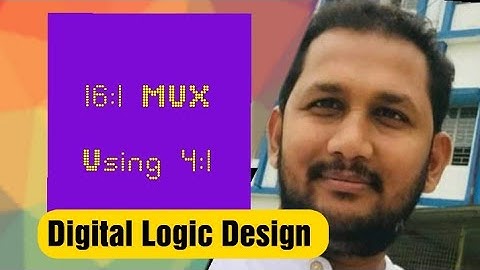 Design 16:1 MUX using 4:1 MUX