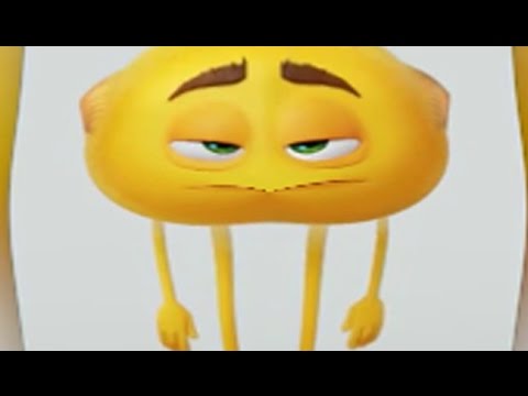 the emoji movie trailer but every time someone speaks it gets bass