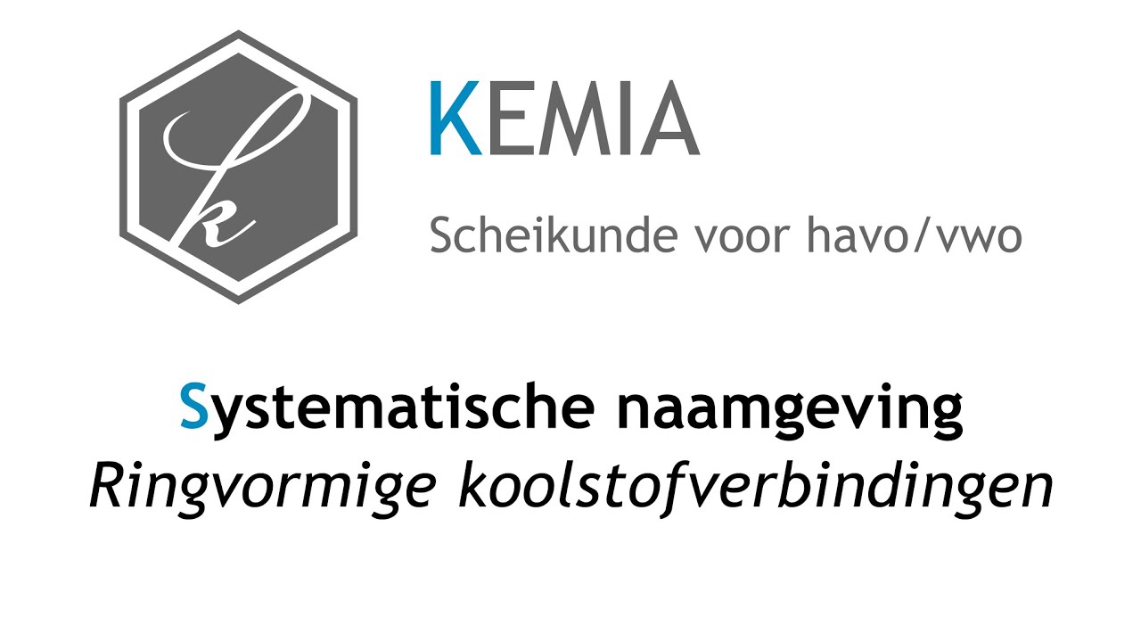 Systematische naamgeving: Ringvormige koolstofverbindingen