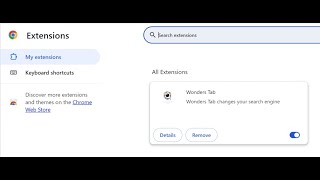 wonderstab.com (Wonders Tab) redirects - how to remove? screenshot 4