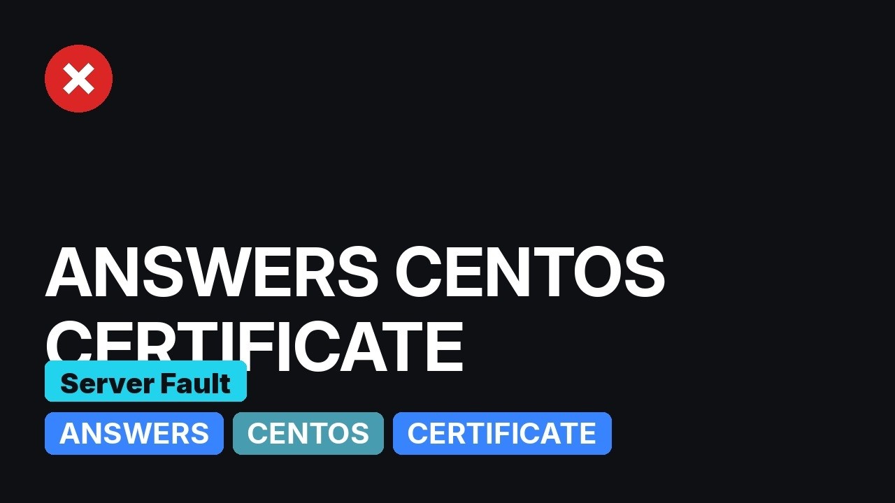 DevOps & SysAdmins: Centos 7 - SSL without virtual host - YouTube