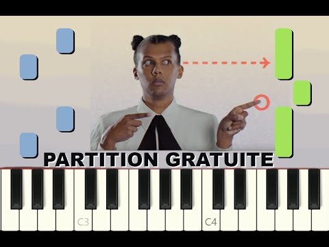 Piano Tutorial "SANTÉ" Stromae, 2021, avec partition gratuite (pdf)
