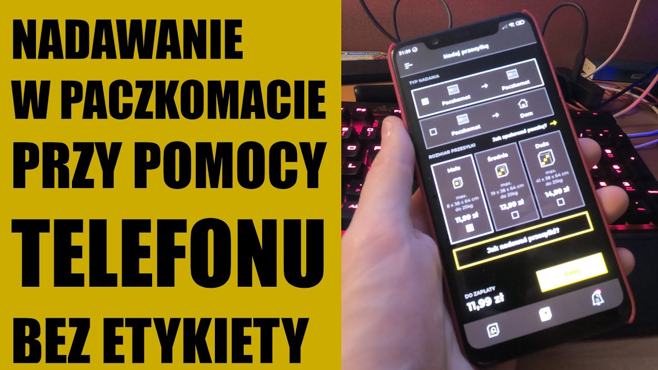 [PORADNIK] Paczkomaty InPost: nadawanie paczki wprost z telefonu, bez etykiety, bez drukowania.