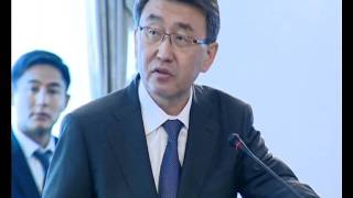 Доклад министра транспорта и коммуникаций Б.Камалиева