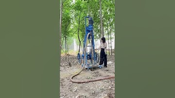 Small deep water well drilling machinery, good machinery and good tools to save time and effort