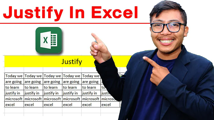 Use Fill Justify to Manage Text in Excel  | How to Use Justify in Microsoft Excel