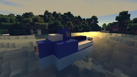 Minecraft vehicle tutorial- jet ski