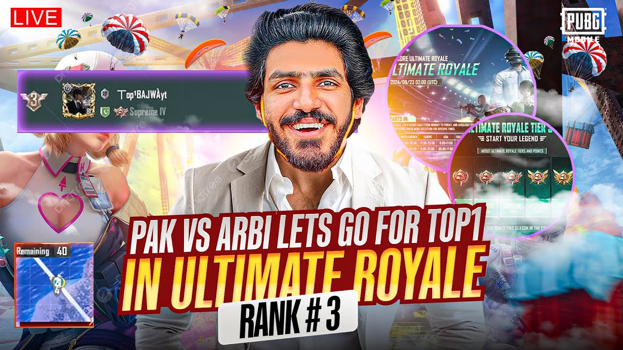 ULTIMATE ROYALE IS HERE 🔥 RANK TOP#3 😎 LETS COVER LEAD FOR TOP2😉 HARD ...
