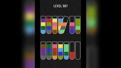 Water sort puzzle level 567