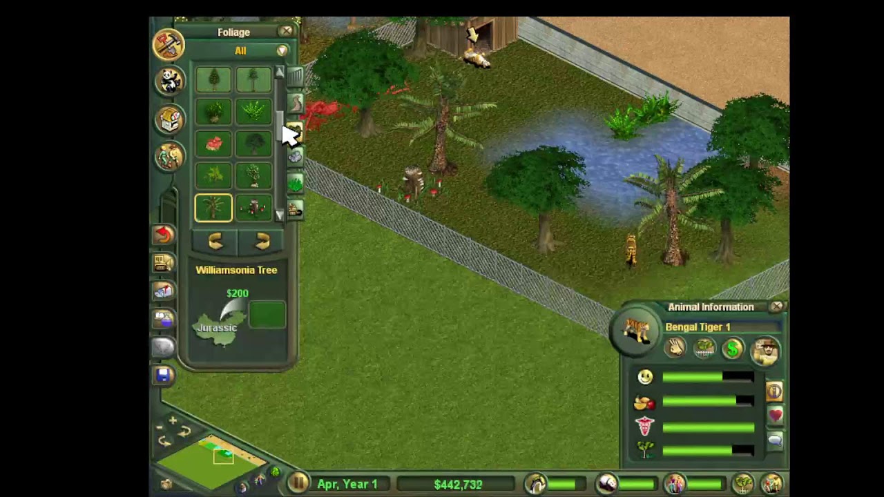 Zoo Tycoon gameplay (PC Game, 2001) 