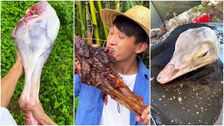 Swap food with animals | Chinese Mountain Forest Life and Food #Moo Tik Tok#FYP