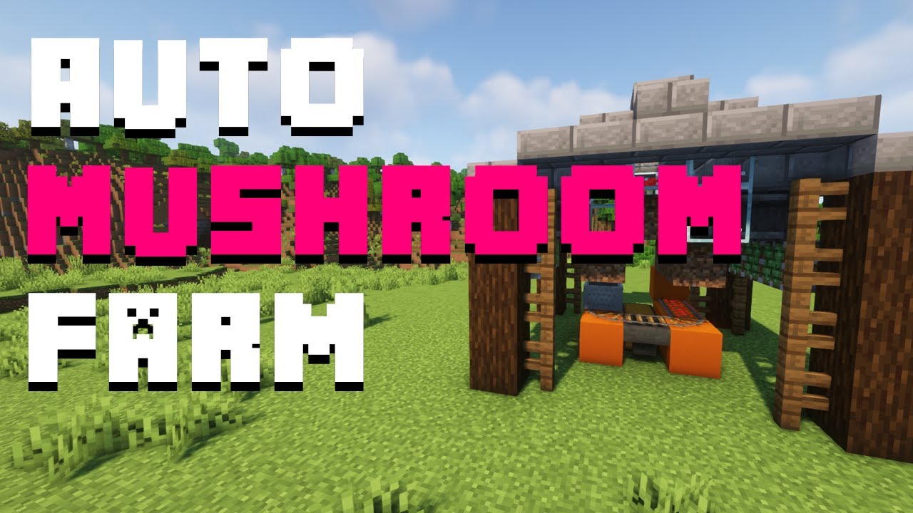 Mushroom Farm Minecraft How to build an Automatic Mushroom Farm YouTube