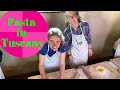 Making homemade pasta  europe disney trip day 12