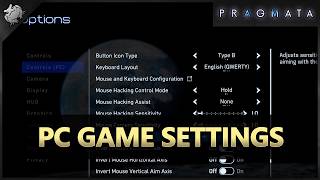 PRAGMATA - PC Game Settings