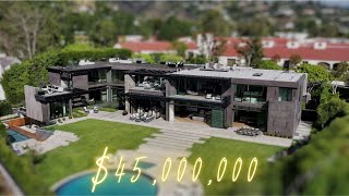 Awe-Inspiring Architecture: $45,000,000 Newly Built Holmby Hills Estate Tour