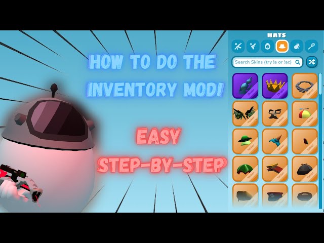 HOW TO GAIN ACCESS TO THE INVENTORY MOD! SHELL SHOCKERS 