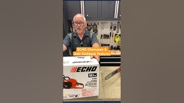 What Features Does This ECHO Chainsaw Have?
