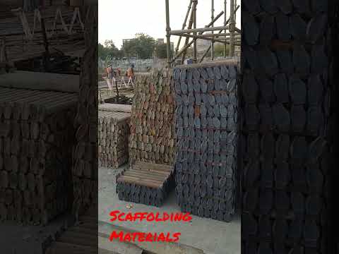 Scaffolding materials ≈ Sole plate, base plate, standard, ledger, base jack, u jack for