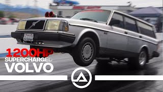 Daily Driven 1200 hp Volvo Destroys Tires!