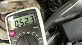 Mercedes 190 air flow sensor, duty cycle adjustment - YouTube
