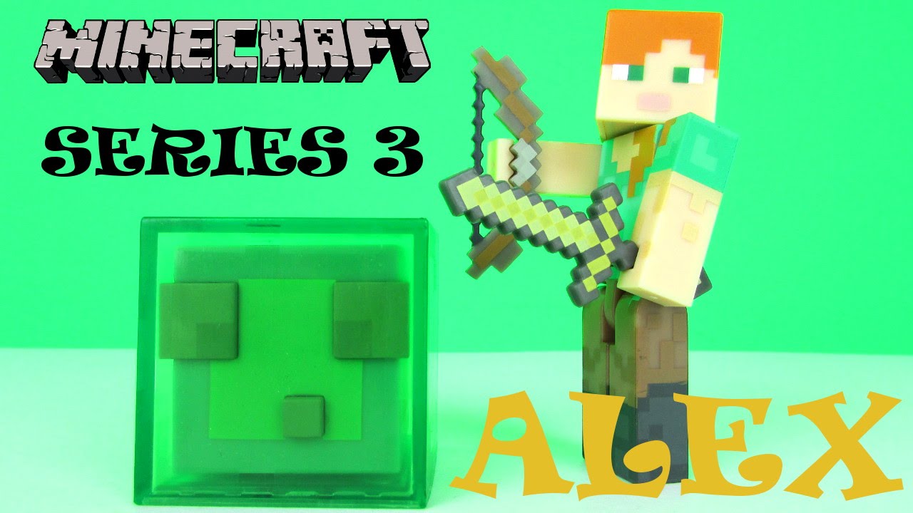 Minecraft Series 3 Alex Action Figure Toy Review, Jazwares - YouTube