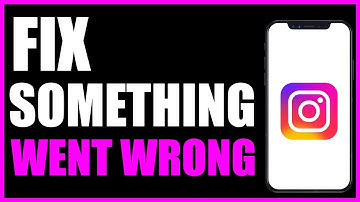 How To Fix Something Went Wrong Message On Instagram  (QUICK FIX)