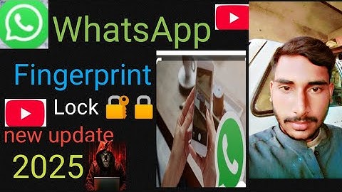 Whatsapp fingerprint lock kaiselagaen | how to fingerprint lock inwhatsapp 2025