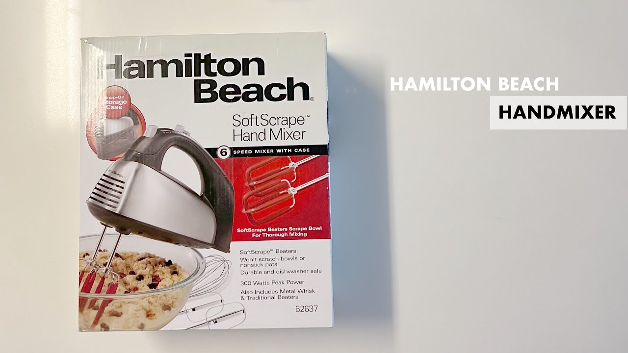 Hamilton Beach Hand Mixer Softscrape 62637