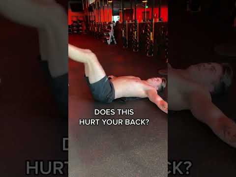 Back Pain During Leg Raises? THE FIX!