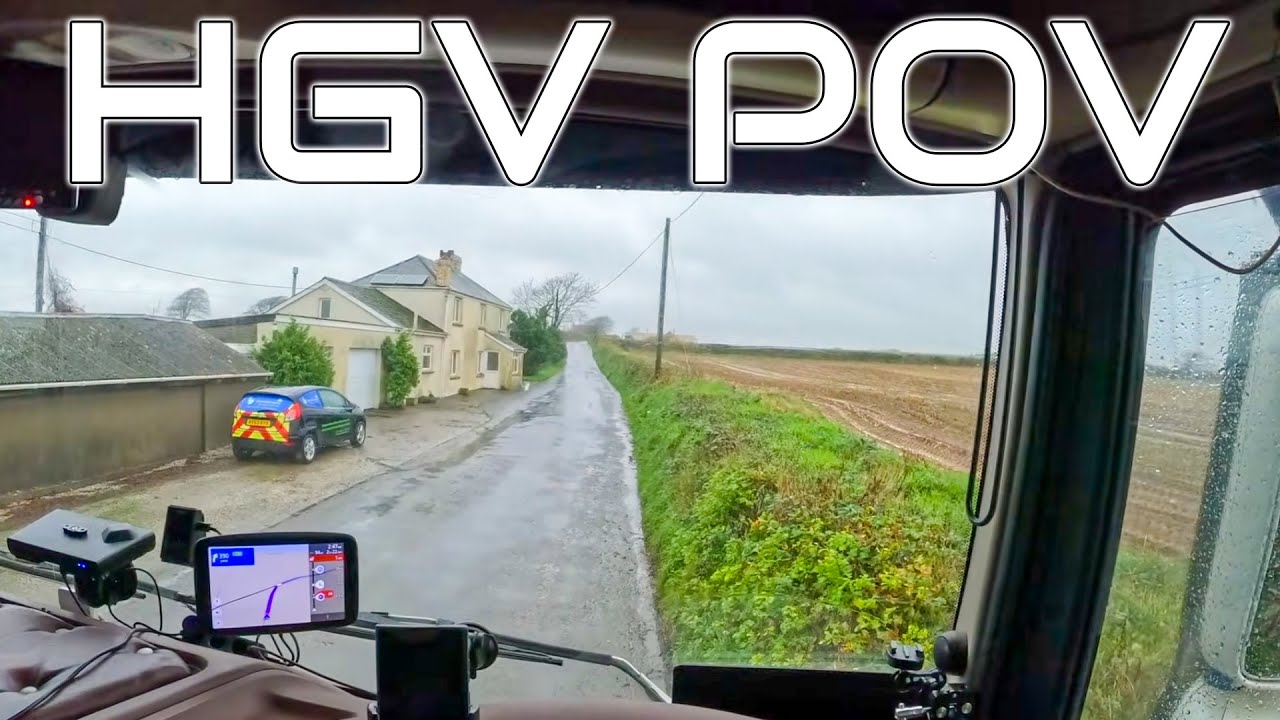 UK HGV DRIVER POV Drive - Newton-St-Petrock to Torrington, to Oakhampton