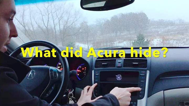 10 More Things you didn't know about the 2004-2008 Acura TL - Secret Menus!