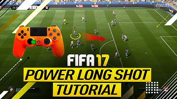 FIFA 17 POWER LONG SHOT TUTORIAL - THE SECRET OF HOW TO SCORE FROM LONG DISTANCE - TIPS & TRICKS