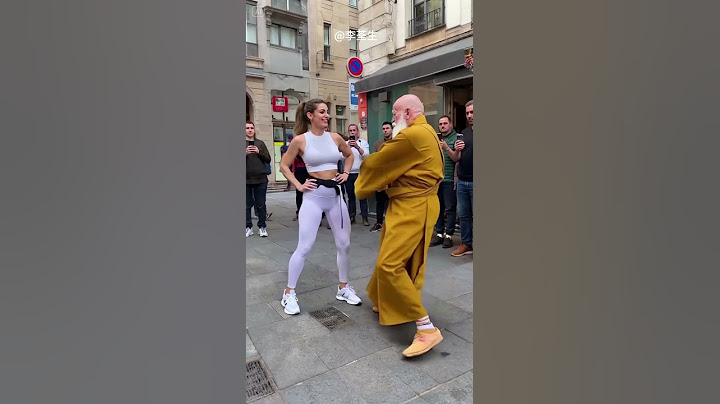 Old people also know Shaolin martial arts. #kungfu