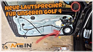 Golf 4 1.8t Bekomme Neue Lautsprecher von GROUND ZERO ( Mein-Autolautsprecher.de ) ⭐️