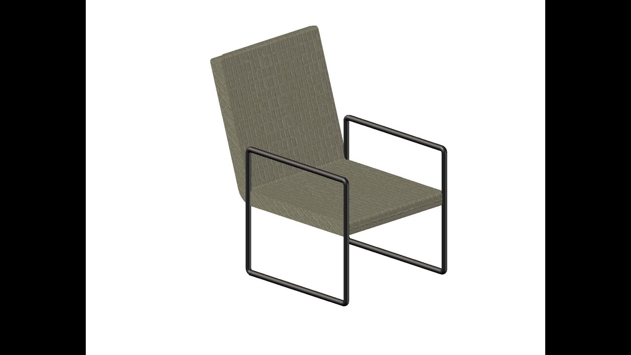 AutoCAD 3d Chair Tutorial Making for YouTube