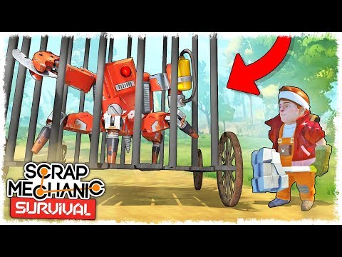 Видео: ПОЙМАЛ БОССА В КЛЕТКУ!!! SCRAP MECHANIC: SURVIVAL!!!