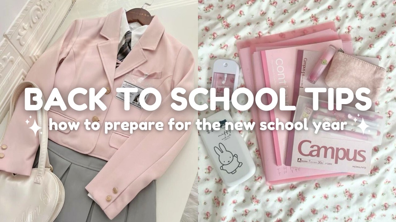 Ultimate back to school guide 🩰🍡|How to prepare for the new school year ...