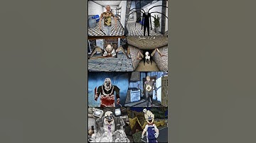 The Twins Vs Granny Vs Slendrina Flying #jumpscarebattle