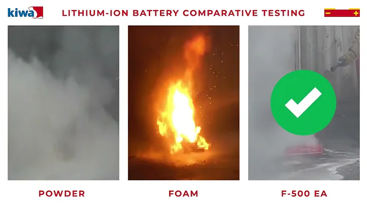 Lithium Battery Fire Comparison F 500 EA