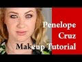 PENELOPE CRUZ makeup tutorial Lancome commercial transformation on a blonde girl